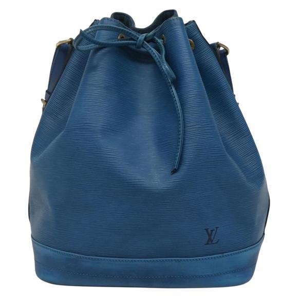 Louis Vuitton Noe Blue Leather shoulder - Picture 1 of 10